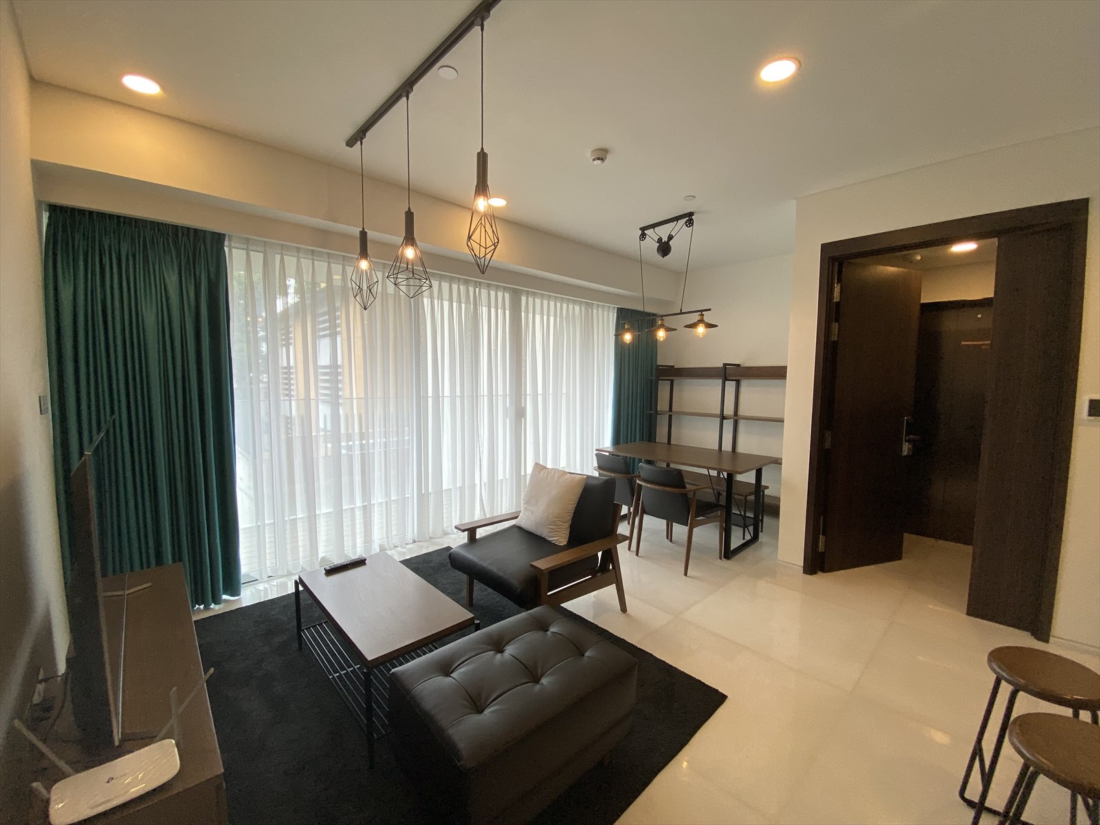 Serenity Sky Villas exterior and interior